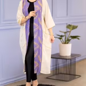 مانتو زنانه لنین مدل مانتو لنین طرح تیغ ماهی