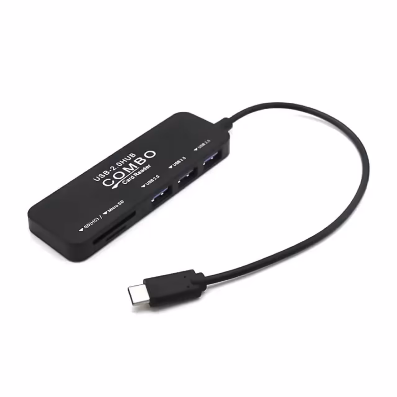 هاب و رم ريدر USB2.0 همه کاره مدل COMBO با کابل تایپ سی