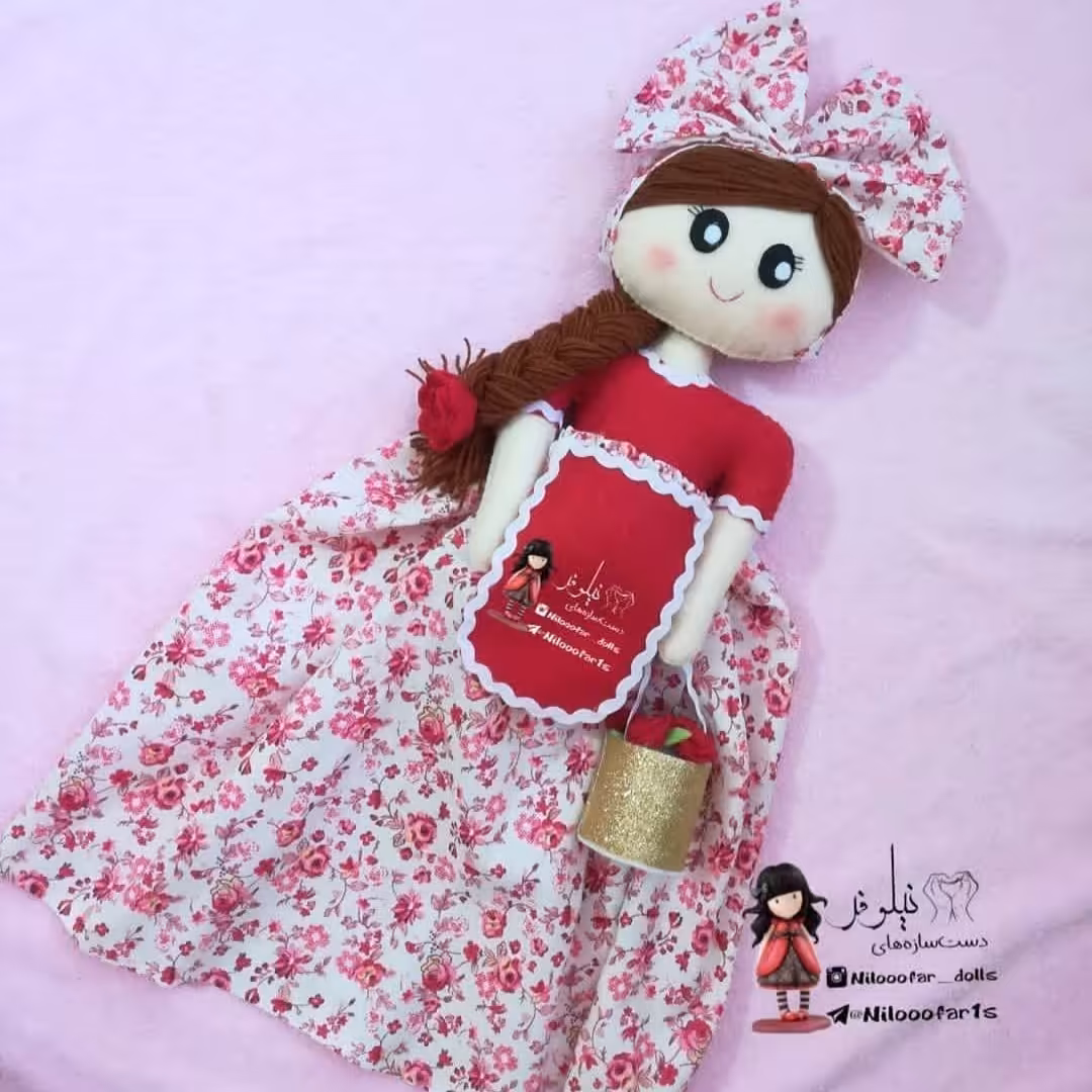 تزئین نمدی جارو نوعروس(سفارشی)