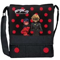 کیف دوشی چی چاپ طرح افسانه دختر کفشدوزکی و گربه سیاه Tales Of Ladybug Cat Noir