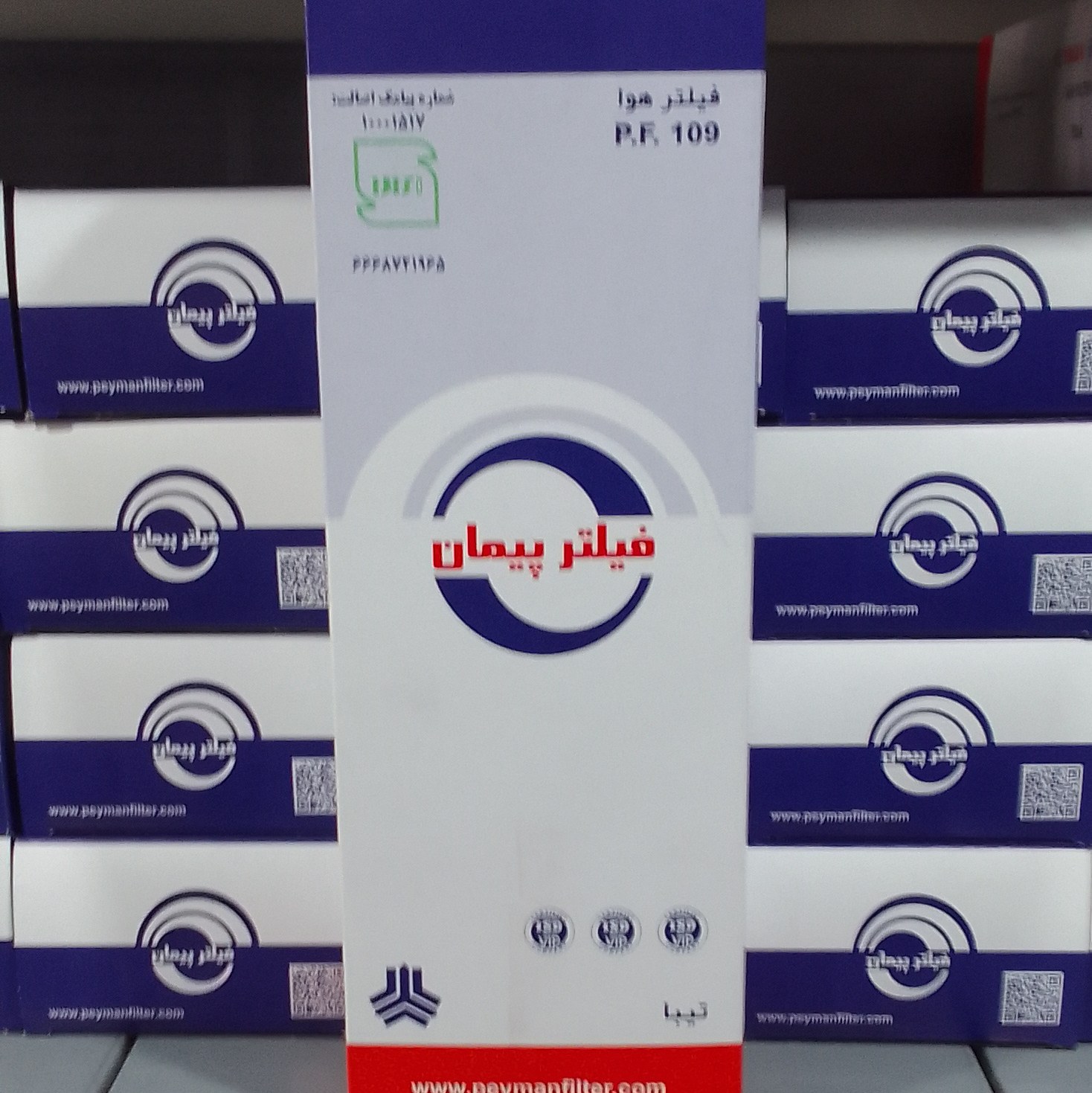 بسته 5 عددی فیلتر هوای تیبا ساینا کوئیک پیمان 