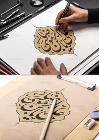 کتیبه یا علی بن موسی الرضا (ع) | گرافیک با طعم تربچه