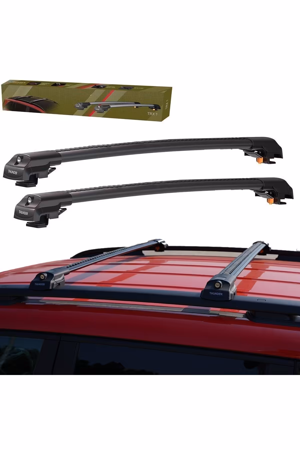 جعبه بار سقفی مشکی مرسدس GLS کلاس 2023 2024 رعد Thunder