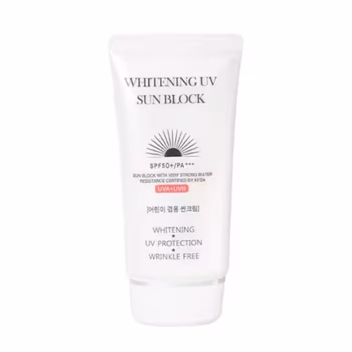 ضد آفتاب روشن کننده Whitening UV Sun Block جیگوت Jigott حجم 70 میلی لیتر