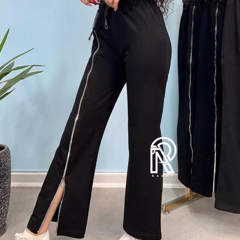 شلوار زیپ دار زنانه