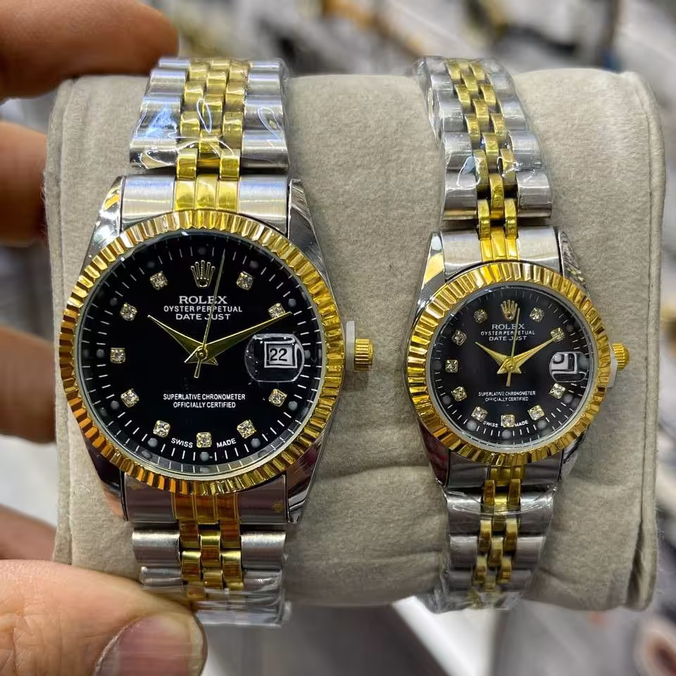 ست ساعت مردانه و زنانه رولکس دیت جاس