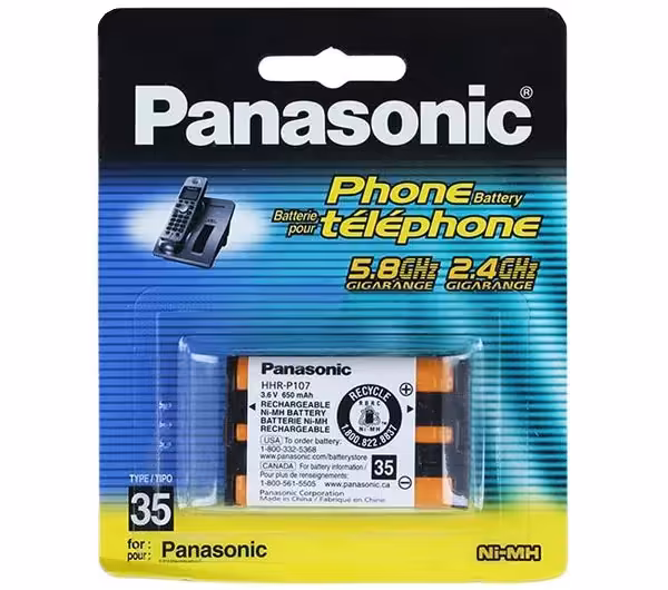 باتری تلفن بی سیم پاناسونیک مدلA/1B GGR-p107