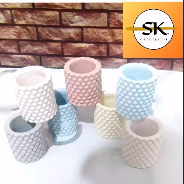 جامدادی یا لوازم آرایشی  7 عددی در رنگ بندی مختلف