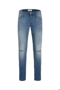 شلوار جین آبی مردانه Jack Jones باریک جک جونز گلن مدل 12213173 Jack &amp; Jones