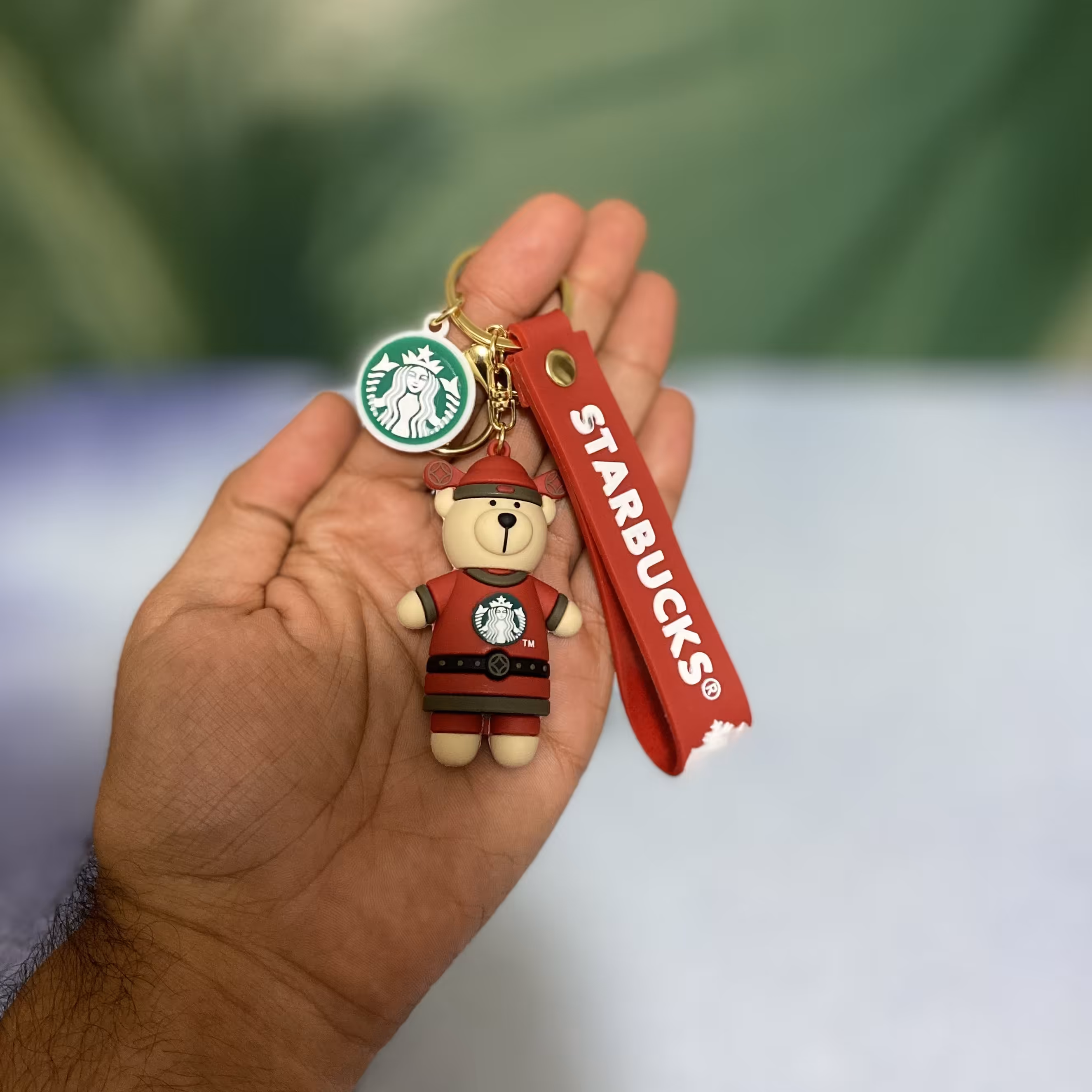 جاکلیدی سیلیکونی طرح خرس کد st2 رنگ قرمز