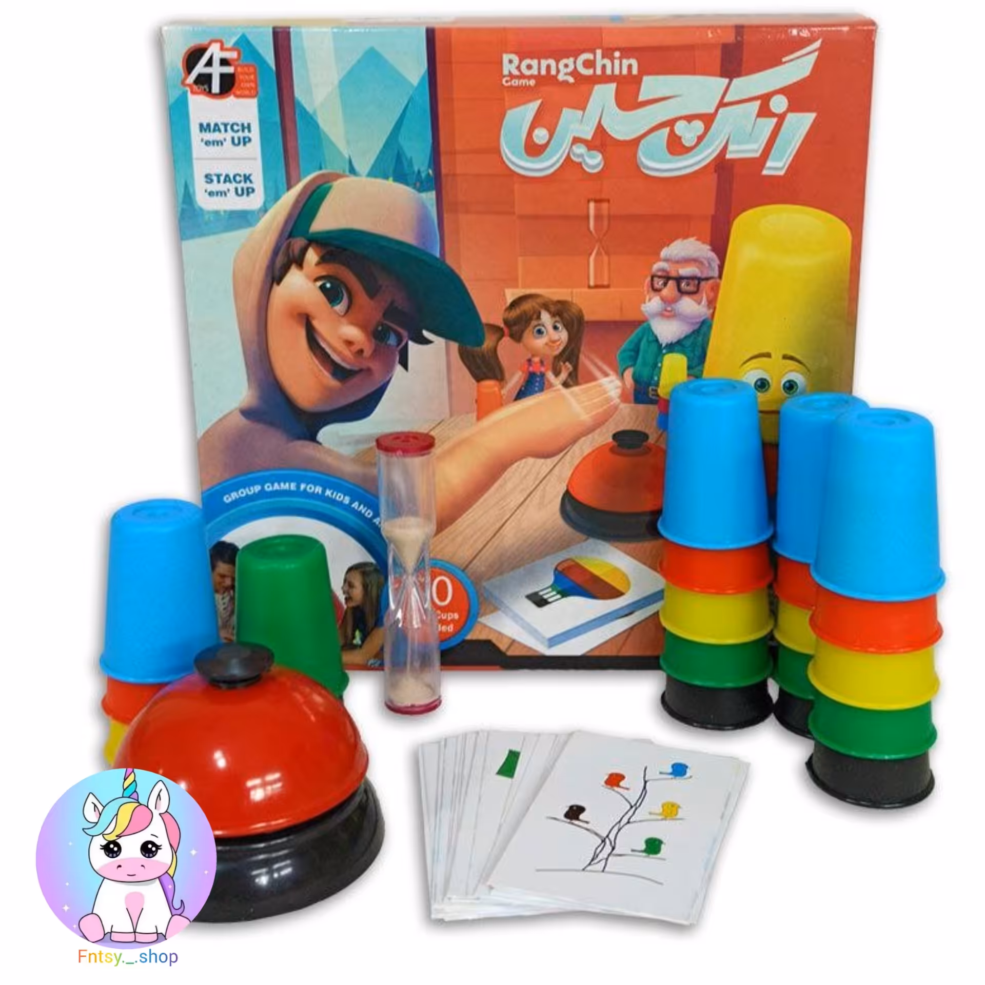 بازی فکری و سرگرمی رنگچین 4 نفره