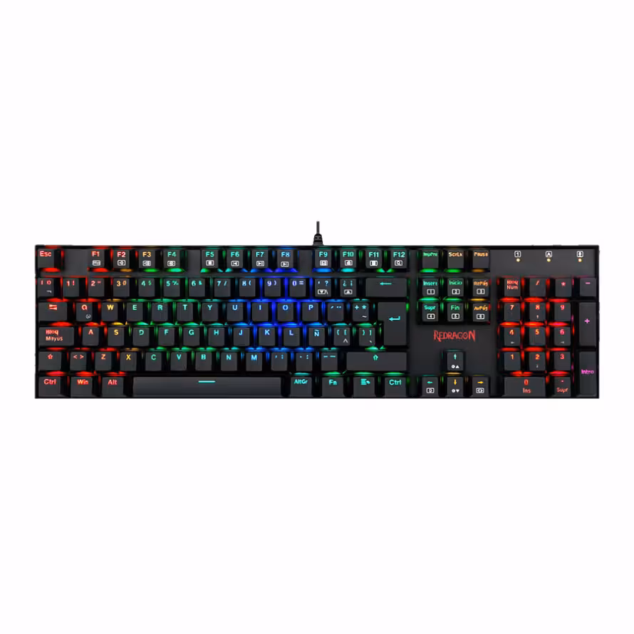کیبورد مکانیکال گیمینگ ردراگون K551RGB MITRA RGB Blue Switch