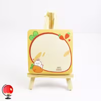 نوت بوم پایه چوبی 10×10 طرح خرگوش سویل
