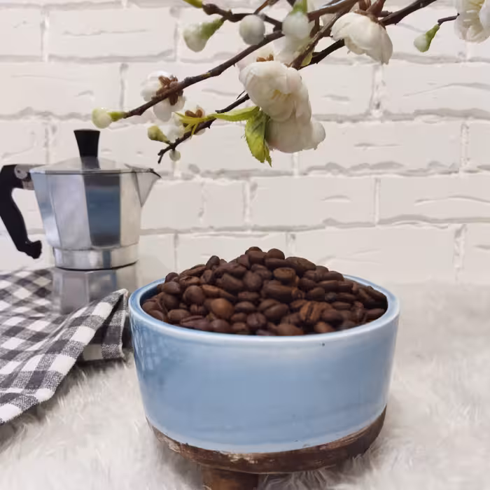 قهوه میکس 50درصد روبستا 50درصد عربیکا 250گرمی