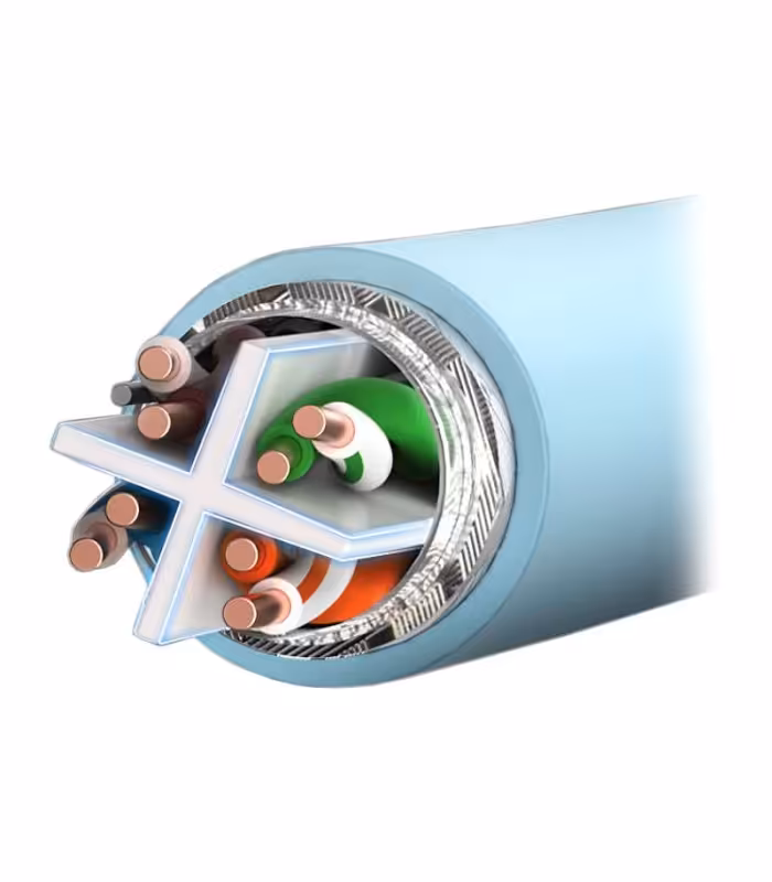 کابل شبکه CAT6 SFTP یوگرین مدل NW124 70317 حلقه 305 متری