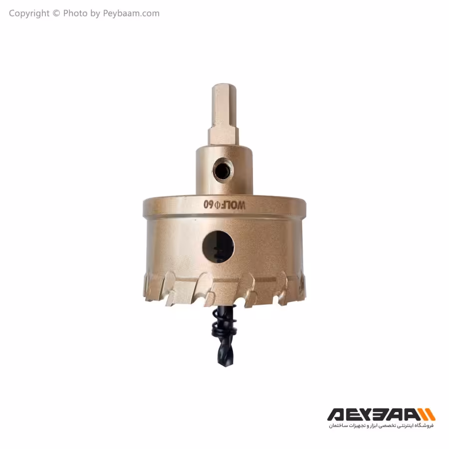 مته گرد بر الماسه 60 میلیمتری ولف مدل 60mm