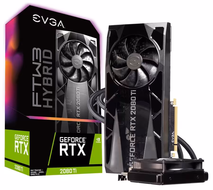 کارت گرافیک ای وی جی ای مدل GeForce RTX 2080 TI FTW3 ULTRA HYBRID GAMING با حافظه 11 گیگابایت