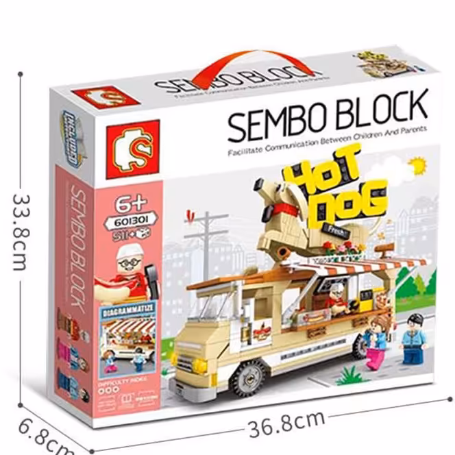 لگو مدل ماشین ساندویچ فروشی