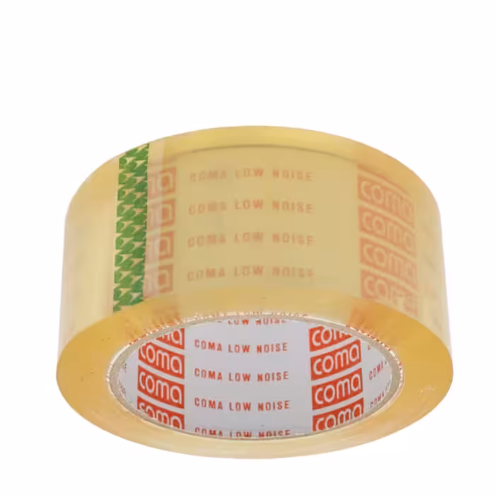چسب پهن 5 سانتی 90 یارد 50 میکرون مارک کوما COMA کارتن 60 عددی