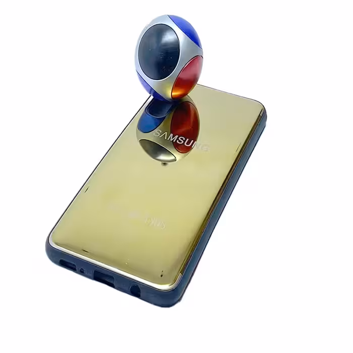 گارد گوشی سامسونگA50-A30s طرح آینه ای رنگ های نقره ای -بنفش-ابی-سبز