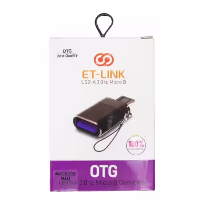 تبدیل OTG کانکتور میکرو گارانتی دار MICRO CONVERTOR ET-LINK