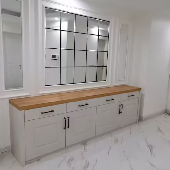 میز کنسول همراه با اینه همراه با ابعاد مختلف