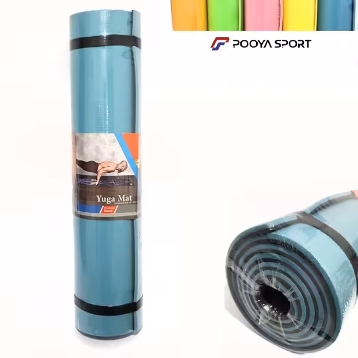 مت یوگا دو رو با ضخامت 8 میلی متر دو رنگ خارجی