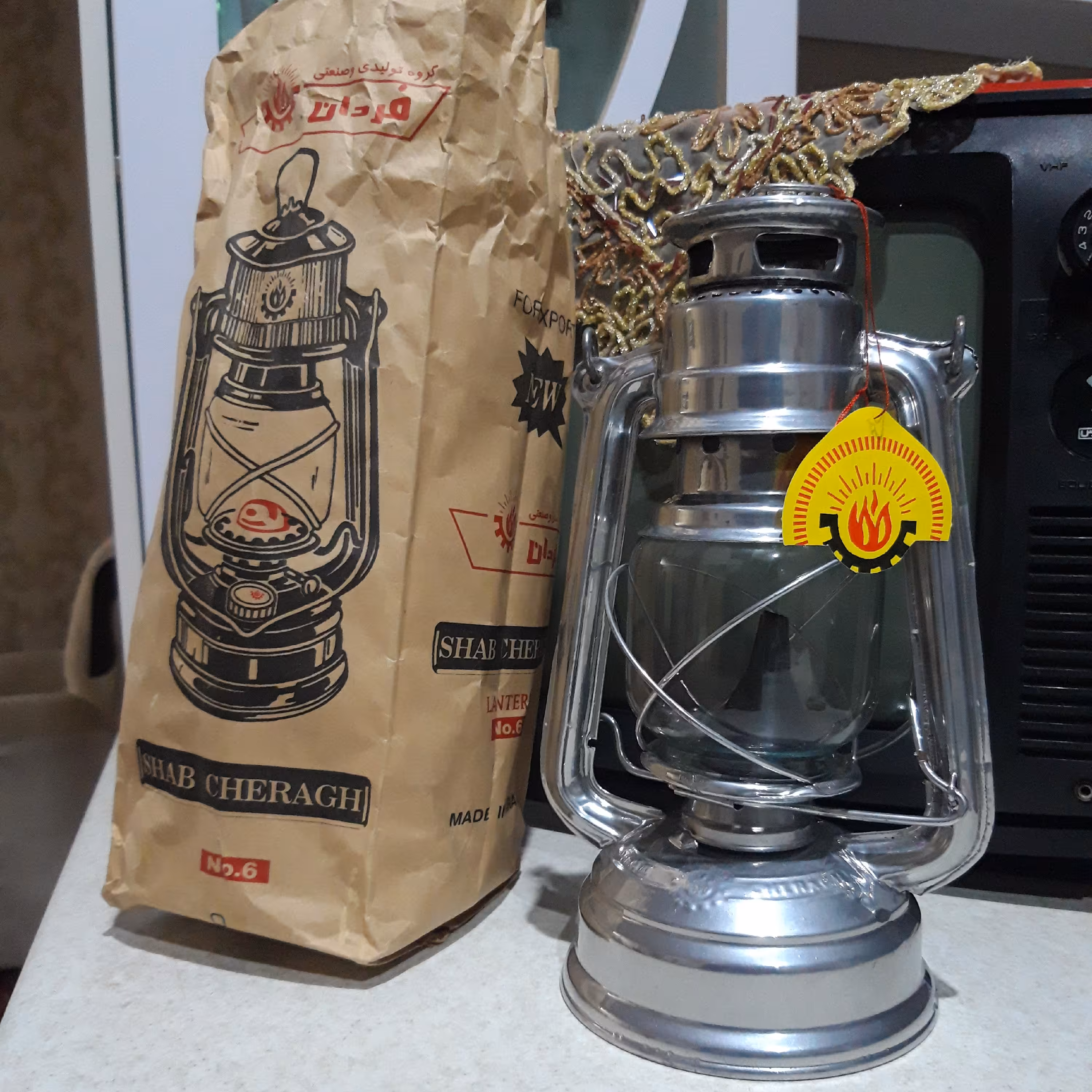 فانوس نفتی ایرانی زیبا و آنتیک 