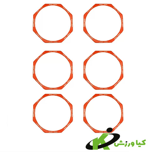 حلقه چابکی 8 ضلعی 6 عددی