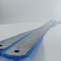 خط کش فلزی 50 سانتی به همراه روکش پلاستیکی