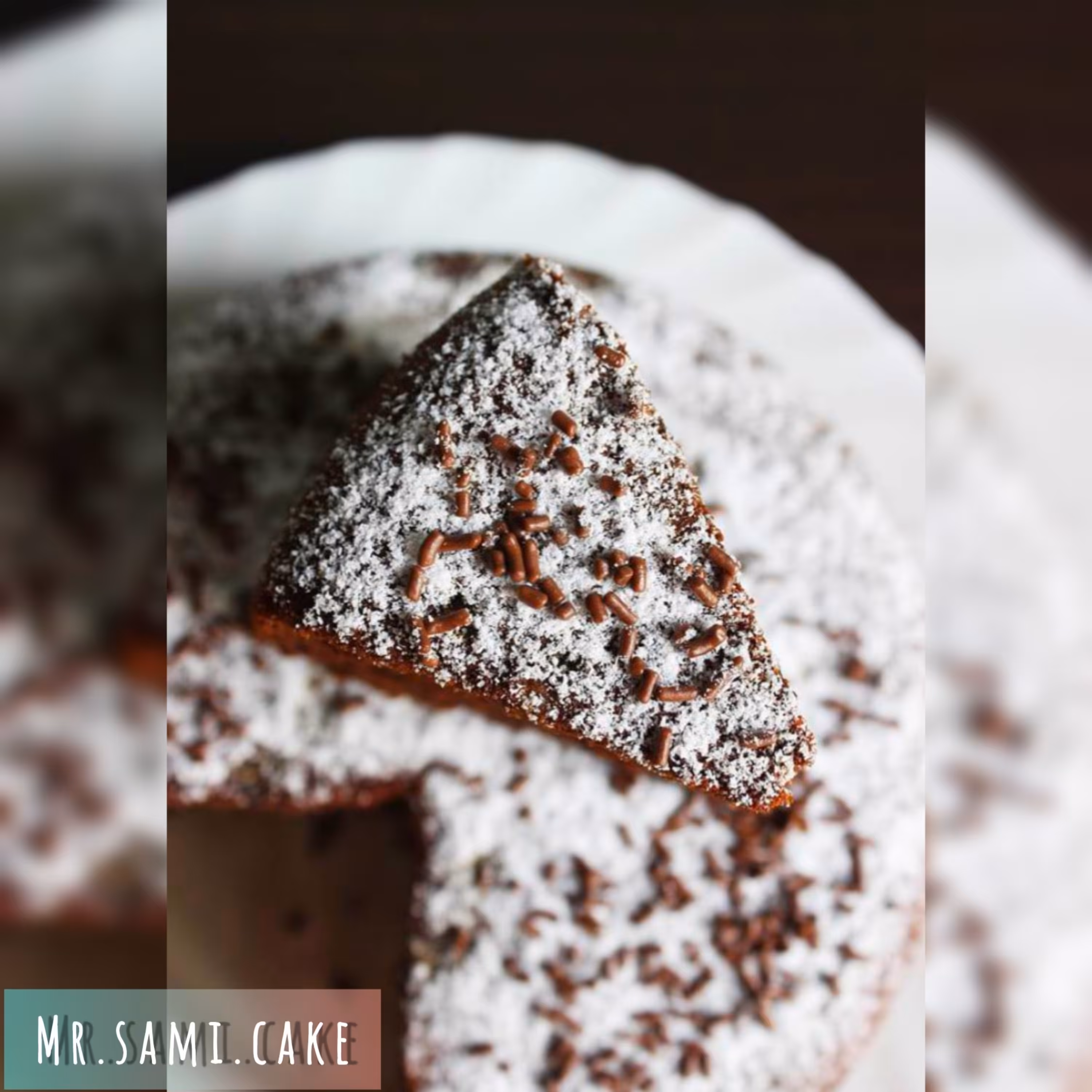 کیک نارگیل کاکائو