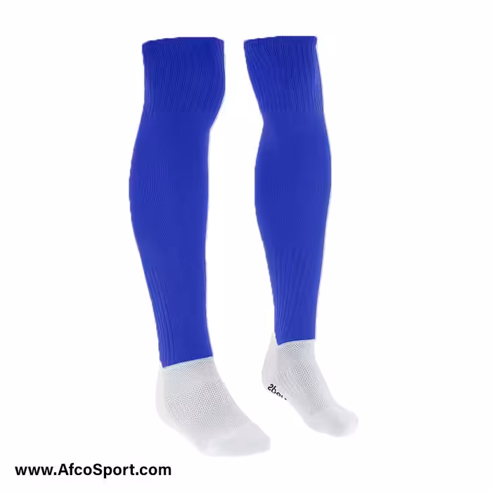 جوراب آبی فوتبال پنج ستاره