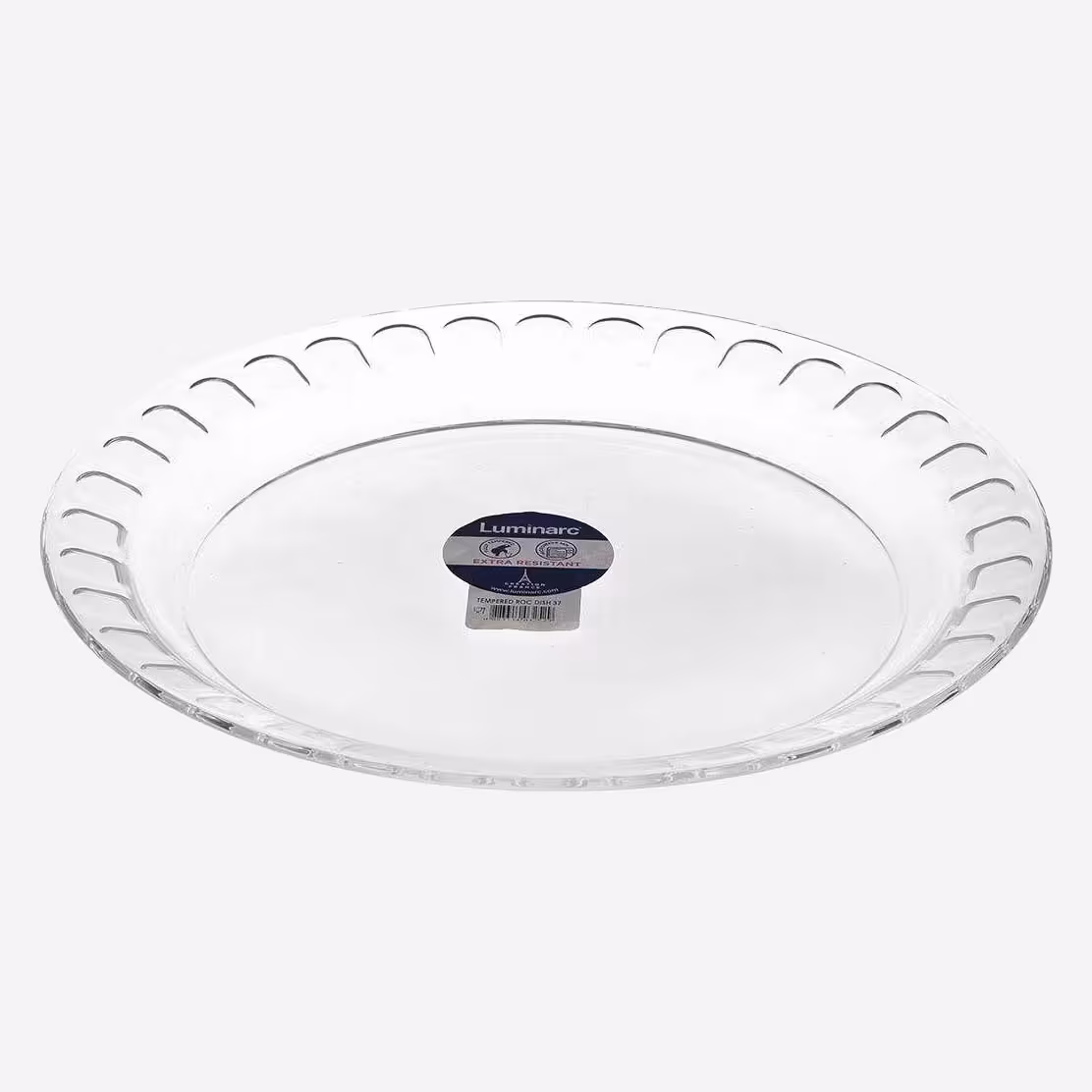 دیس گرد تخت سفید عینکی 37 لومینارک Luminarc