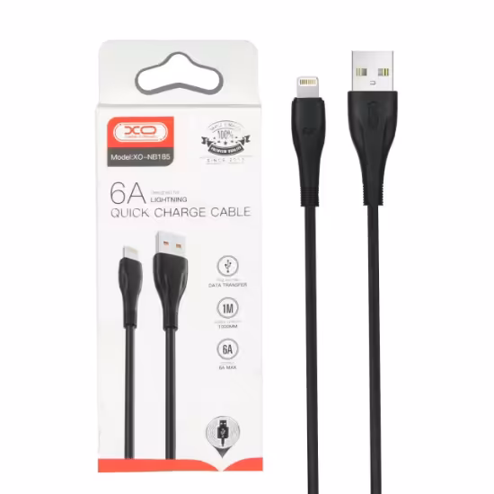 کابل تبدیل USB به lightning ایکس او مدل XO-NB185 طول 1متر