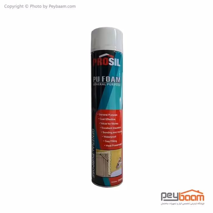 اسپری فوم  پروسیل حجم 750 میلی لیتر