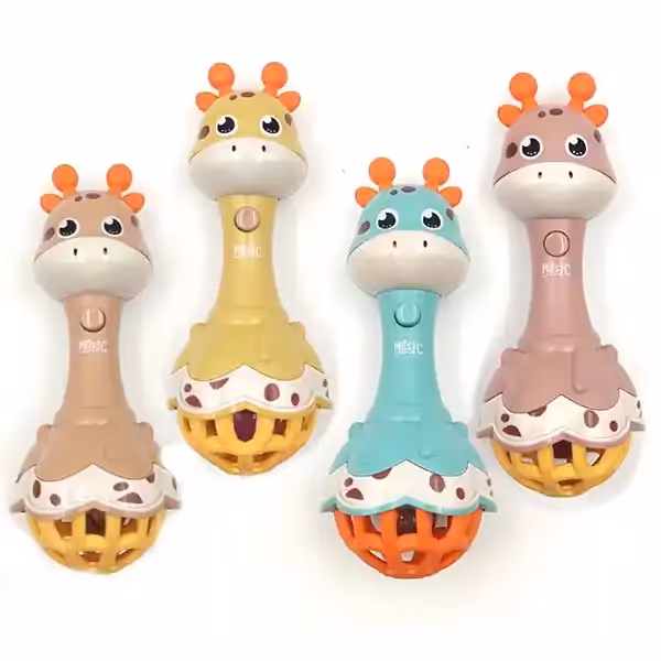 جغجغه موزیکال چراغدار زرافه