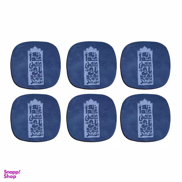 زیر لیوانی ترمه طراحان ایده مدل خداحافظی تلخ trm165 بسته شش عددی