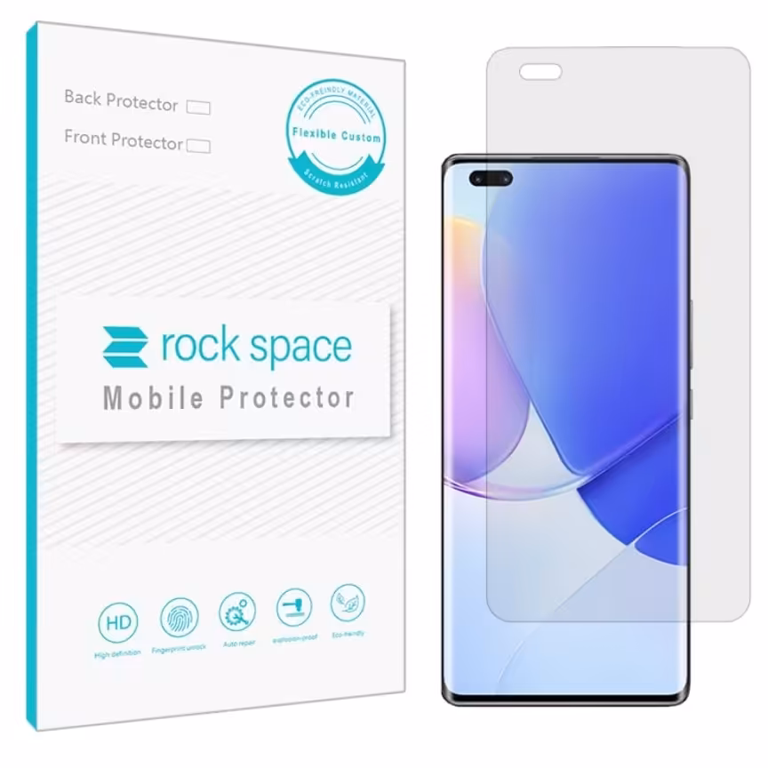 گلس نانو هیدروژل شفاف و ضد ضربه گوشی هواوی Nova 9 Pro  برند راک اسپیس 