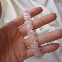 دستبند رز کوارتز مدل رز کات