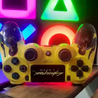 دسته ps4کاستومایز طرح سایبربانک