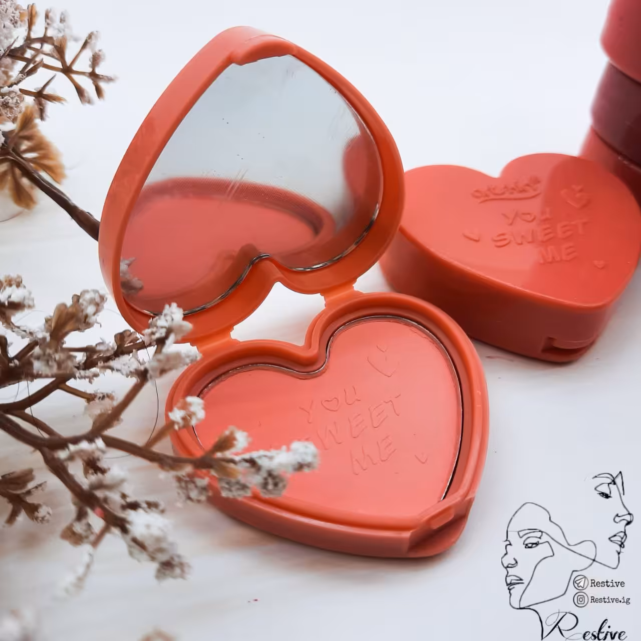 رژگونه قلبی فوق کیوت قلبی اورجینال ( برند ارت اسکین )