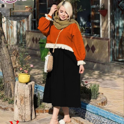 ست بلوز دامن تترون گلاره 8366