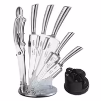 سرویس چاقو آشپزخانه 9 پارچه جی فی نی GIFFINI مدل G-S-09