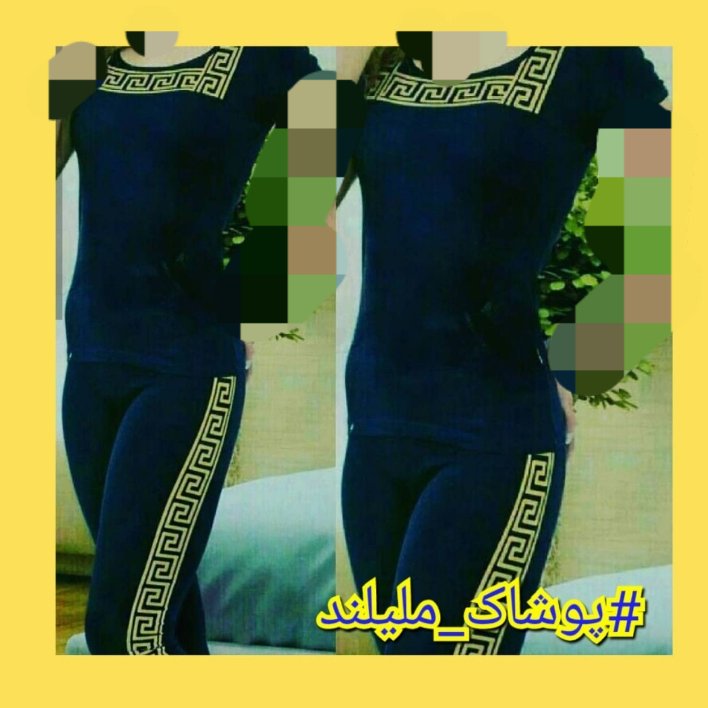 تاپ شلوارک زنانه طرح سنتی