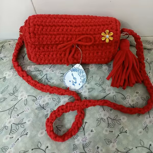 کیف دوشی تریکو دخترانه