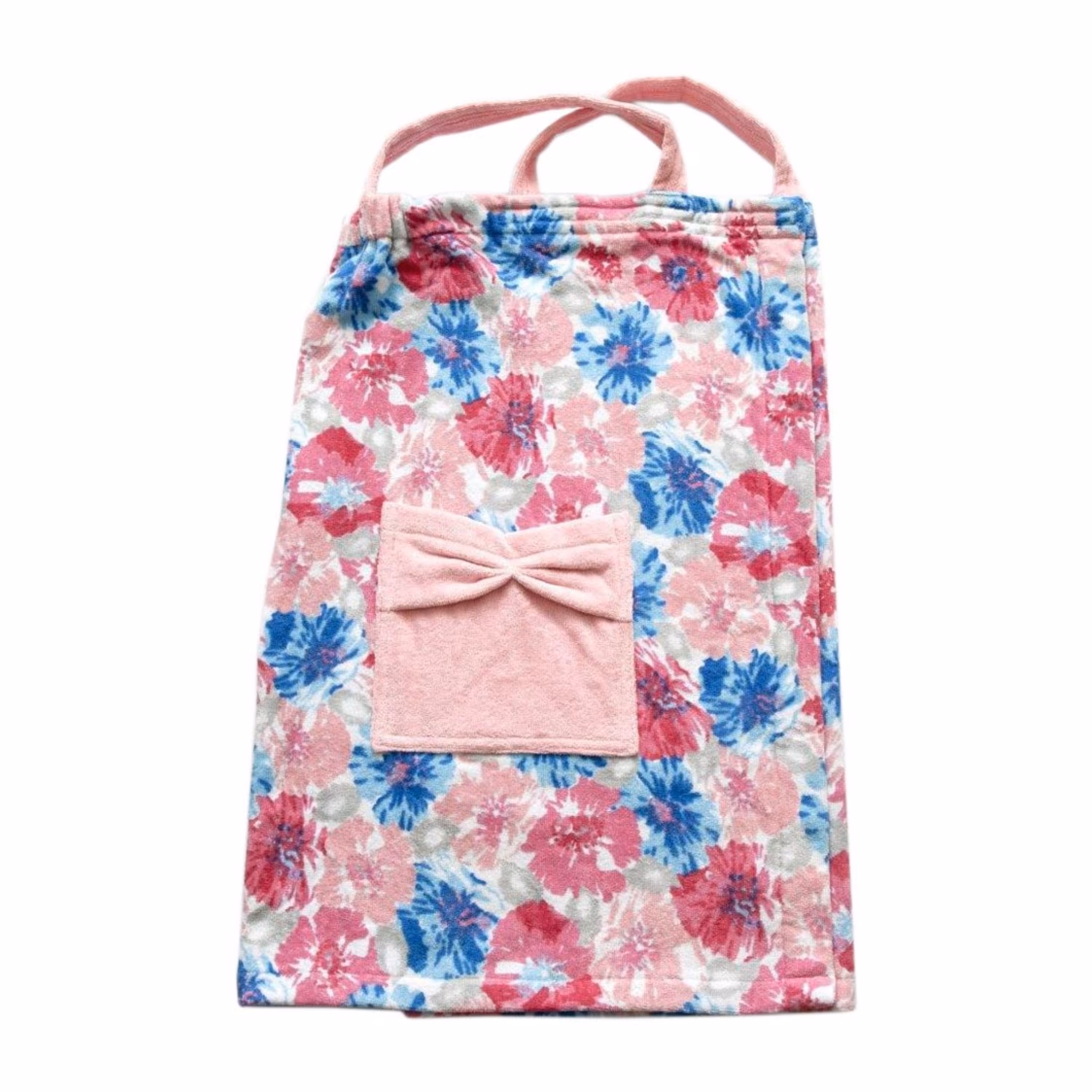 حوله دکلته زنانه پودایران طرح پامچال صورتی سایز آزاد (100درصد پنبه) ضد حساسیت