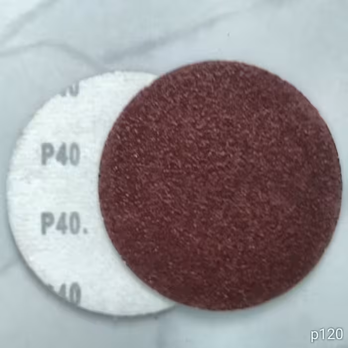 سمباده پشت کرکی 115  گرید 40 سمباده گرد کرک دار مینی قرمز