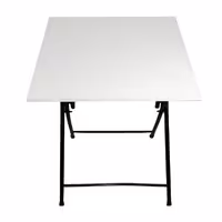 میز ناهار خوری کمجا تاشو مناسب منزل کمپ و سفر مدل یاس رنگ سفید