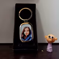 جاکلیدی جاسوییچی استیل وارداتی با عکس و متن دلخواه شما