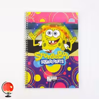 دفتر مشق 50 برگ سیمی مجلد طرح باب اسفنجی آپادانا